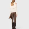 Schulterfreier Pullover