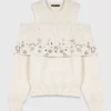 Schulterfreier Pullover