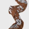 Seidenschal mit Bandana-Print