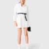 Shirtkleid mit Kontrastgürtel
