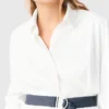 Shirtkleid mit Kontrastgürtel