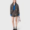 Shorts mit Blumenstickerei Shorts mit Blumenstickerei