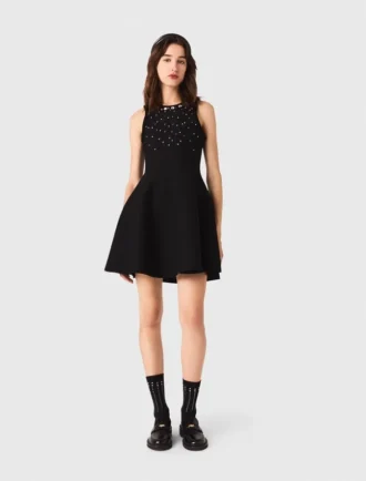 Skaterkleid mit Schmucksteinen