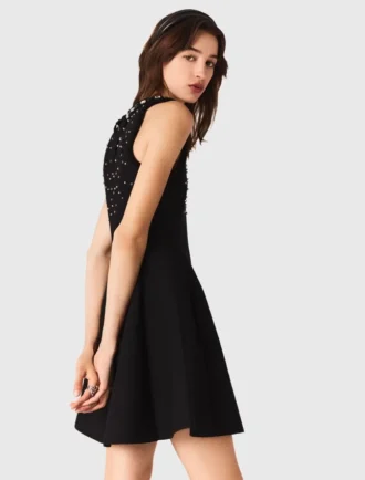 Skaterkleid mit Schmucksteinen