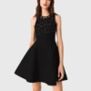 Skaterkleid mit Schmucksteinen