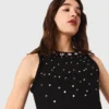 Skaterkleid mit Schmucksteinen