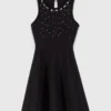 Skaterkleid mit Schmucksteinen