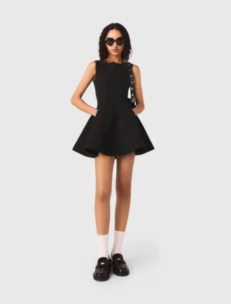 Skaterkleid mit verzierten Schleifen