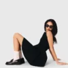 Skaterkleid mit verzierten Schleifen Skaterkleid mit verzierten Schleifen