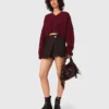 Skort mit Einsätzen