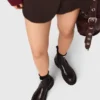 Skort mit Einsätzen