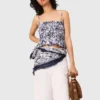 Smock-Oberteil mit Fruchtprint Smock-Oberteil mit Fruchtprint