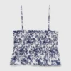 Smock-Oberteil mit Fruchtprint Smock-Oberteil mit Fruchtprint