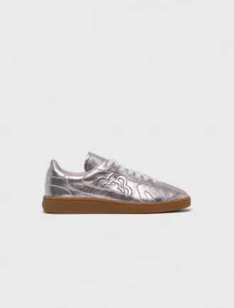 Sneaker aus Metallic-Leder Sneaker aus Metallic-Leder