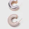 Strass-Ohrringe