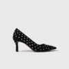 Strass-Pumps mit spitzer Zehenpartie Strass-Pumps mit spitzer Zehenpartie