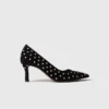 Strass-Pumps mit spitzer Zehenpartie Strass-Pumps mit spitzer Zehenpartie