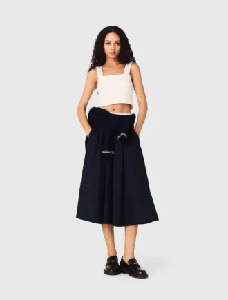 Strick-Crop-Top