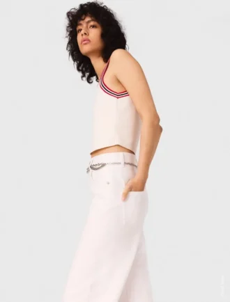 Strick-Crop-Top