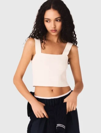 Strick-Crop-Top