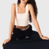 Strick-Crop-Top