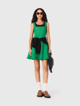 Strick-Skater-Kleid