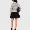 Strickjacke aus Wolle mit Pailletten
