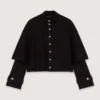 Strickjacke im Cape-Look