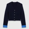 Strickjacke mit abnehmbaren Details