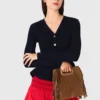 M Bag mit Fransen aus Wildleder M Bag mit Fransen aus Wildleder