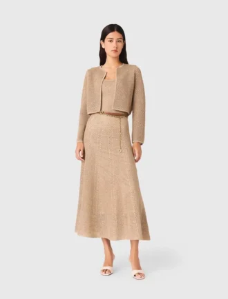 Strickjacke mit Strasssteinen