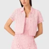 Strickjacke mit Strasssteinen Strickjacke mit Strasssteinen