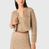 Strickjacke mit Strasssteinen