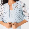 Strickjacke mit Strasssteinen Strickjacke mit Strasssteinen