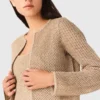Strickjacke mit Strasssteinen