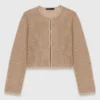 Strickjacke mit Strasssteinen