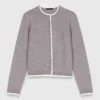 Strickjacke mit Verzierungen