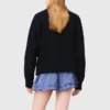 Sweatshirt mit geprägtem Paris-Logo