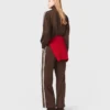 Sweatshirt mit geraden Streifen