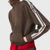 Sweatshirt mit geraden Streifen