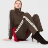 Sweatshirt mit geraden Streifen