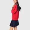 Sweatshirt mit „Paris New York“-Schriftzug