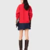 Sweatshirt mit „Paris New York“-Schriftzug