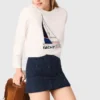 T-Shirt mit Bootsmotiv