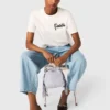 T-Shirt mit gesticktem Paris-Logo T-Shirt mit gesticktem Paris-Logo