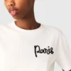 T-Shirt mit gesticktem Paris-Logo T-Shirt mit gesticktem Paris-Logo