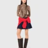 T-Shirt mit Leopardenmuster T-Shirt mit Leopardenmuster