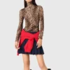T-Shirt mit Leopardenmuster T-Shirt mit Leopardenmuster