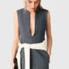 Tailliertes Kleid mit Lagen-Effekt