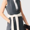 Tailliertes Kleid mit Lagen-Effekt